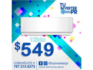 San Juan - Hato Rey Puerto Rico Rotulacion, Aire Acondicionado Inverter 12btu 220v NUEVO