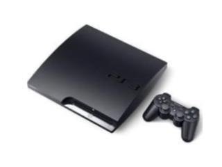 PS3 Slim System Mo.CECH-3001B w 2-controllers