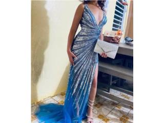 Vestido de prom azul S Puerto Rico