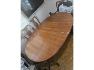 mesa de comedor con 6 sillas