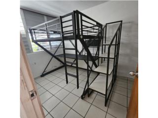 Litera Full con escritorio y 2 escaleras