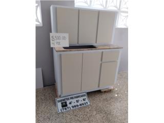 NUEVO DE PAQUETE! GABINETE 4' PVC  