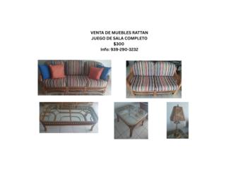 VENTA MUEBLES SALA DE RATTAN
