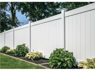NEW White Vinyl Full Privacy Fence 6' x 8'
