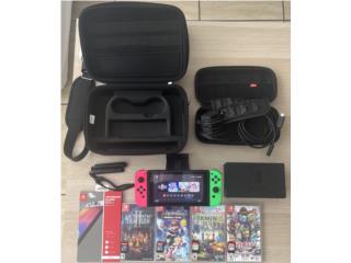 Nintendo Switch Bundle - 4 Juegos y Estuches, Puerto Rico