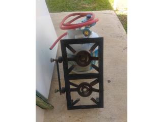 Tangue de Gas y manga y Estufa 
