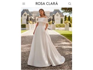Rosa Clar Designer Wedding Dress Size 12, Puerto Rico