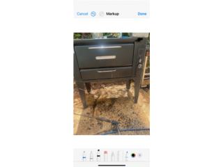 Horno blodgett con piedra 