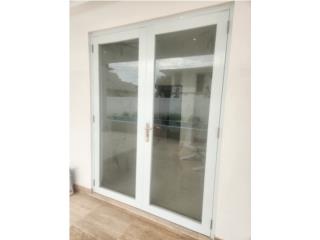 Puerta Doble con Cristal