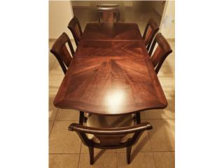 Juego comedor 6 sillas