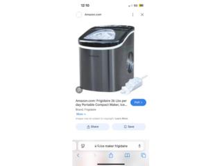 Frigidaire Ice Maker Portatil Compacto, Puerto Rico