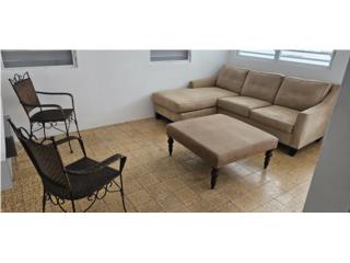 Juego de Sala Sofa, Ottoman y 2 sillas