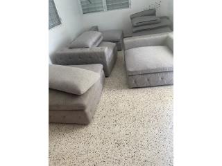 Mueble seccional gris