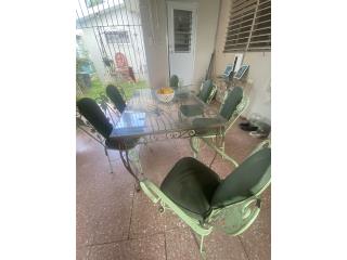 Juego de terraza en hierro ornamental , Puerto Rico