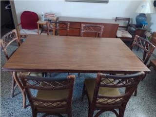 Mesa de Comedor Rattan, Puerto Rico