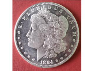 MONEDA MORGAN 1884 S CONSERVADA, Puerto Rico
