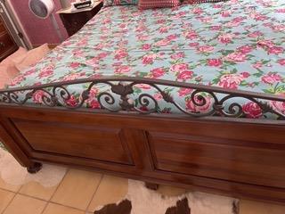 Cama Vintage Tradicional King Size + Mattress