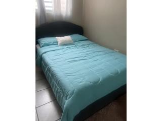 Cama Full y Mesa de Noche- Nunca Usado! 