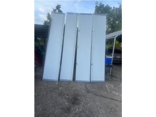 PUERTA DE GARAGE CON MOTOR SÓLIDA 10 x 8 $900