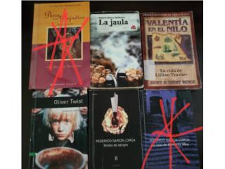 Novelas: la jaula, Bodas de Sangre, Oliver Tw