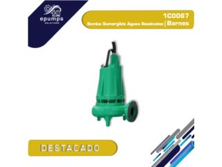 Barnes Submersible Sewage Pump 7.5HP 3PH 440V, Puerto Rico