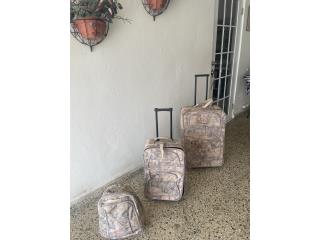 Set De 2 Maletas y 1 Bulto De Viaje, Puerto Rico