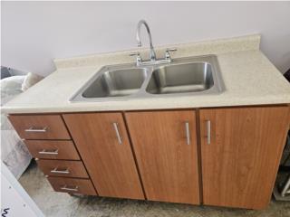Gabinete 5 pies fregadero y llave