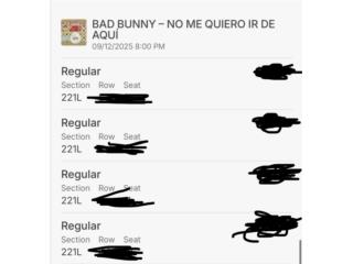 Taquillas Bad Bunny 9/12/25