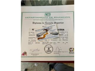 Diploma Escuela Superior Rapido! Puerto Rico