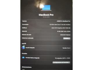 MacBook Pro Sequoia 15.4 1 Puerto Rico