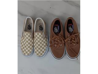 2 pares de tennis VANS ORIGINALES , Puerto Rico