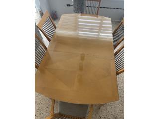 Mesa de comedor con 6 sillas  Puerto Rico