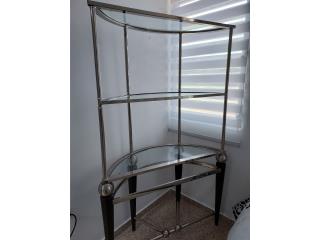 Tablillero en madera y cristal, Puerto Rico