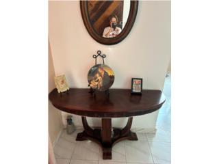 Mesa media luna y espejo buen precio Puerto Rico