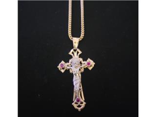 Cadena con crusifijo 14k