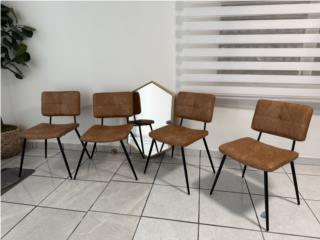 4 sillas nuevas sin usar más espejo y robot 