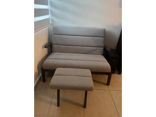 Loveseat con Ottoman