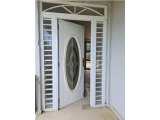 Puerta para entrada en cristal