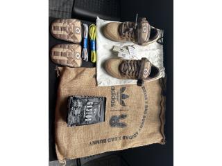 Bad Bunny Adidas foam coffee shop size 8 new, Puerto Rico