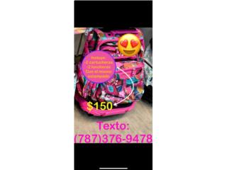 Bulto escolar y accesorios NUEVOS, Puerto Rico