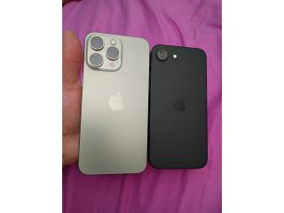 iPhone 15 pro max y iPhone 16e liberty