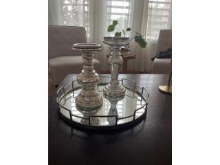 Bandeja y candelabros 