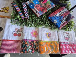 Paños de bebe, llaveros, gorros, carteras, Puerto Rico