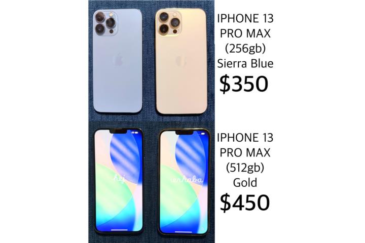 IPHONE 13 PRO MAX 256gb BLUE / 512gb GOLD