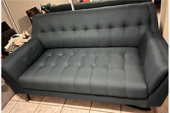 Love seat azul marino