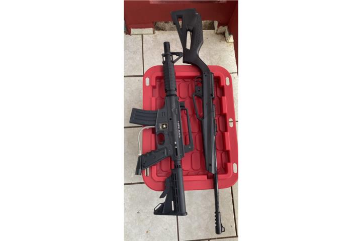 Rifle de aire- dual / balines y pellets