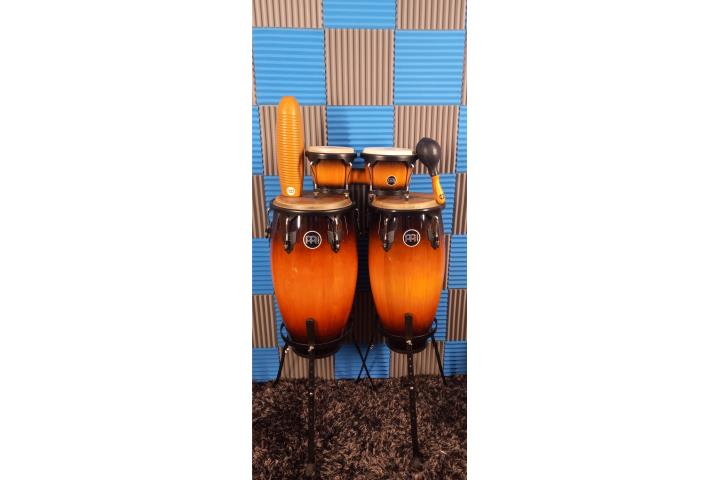 Congas bongo güiro y maracas meinl