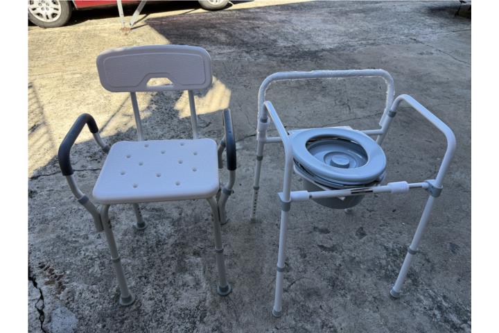 Silla de Ducha y Inodoro Portable