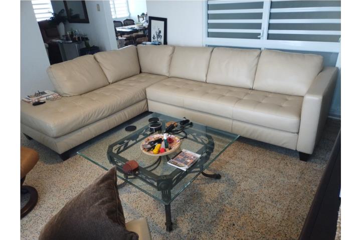 juego de sala secionar en cuero natuzzi