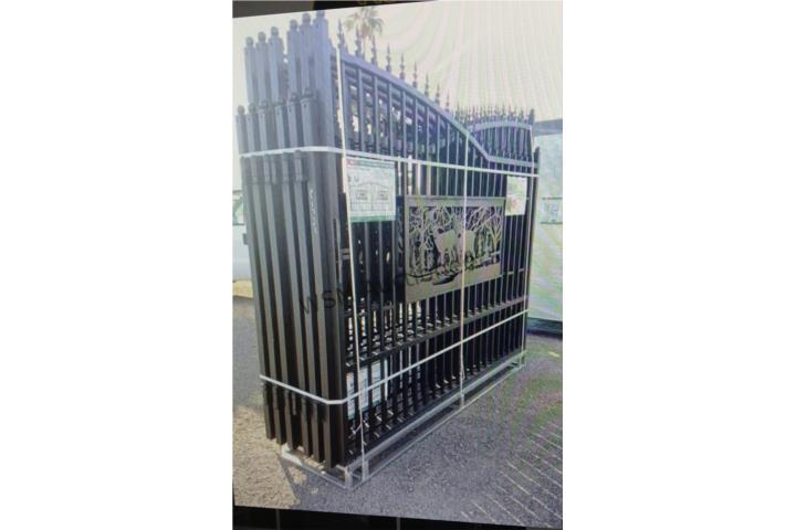 Portones en Acero Galvanizado 20' x 7'